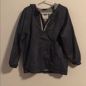 5t navy blue windbreaker, pullover jacket